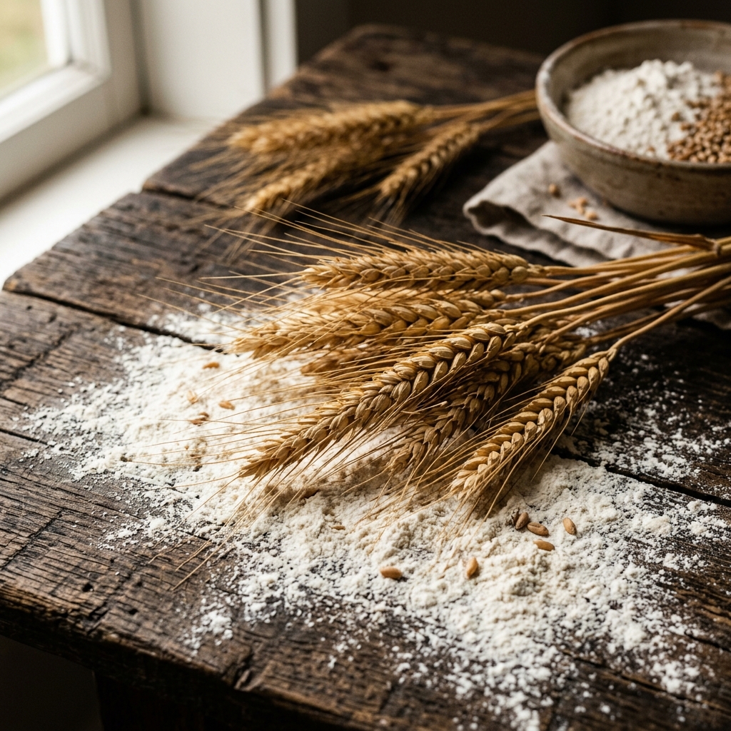 Flour and Wheat